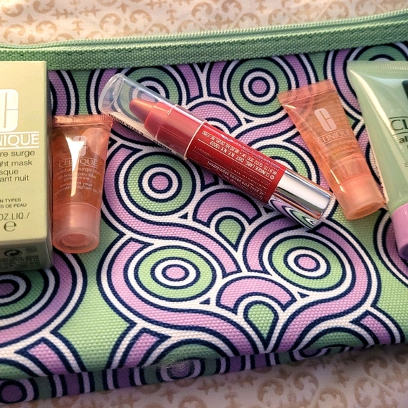 Clinique Other - Travel size Clinique skincare items w/makeup bag